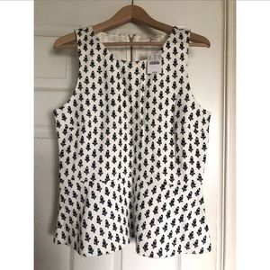 J Crew peplum top
